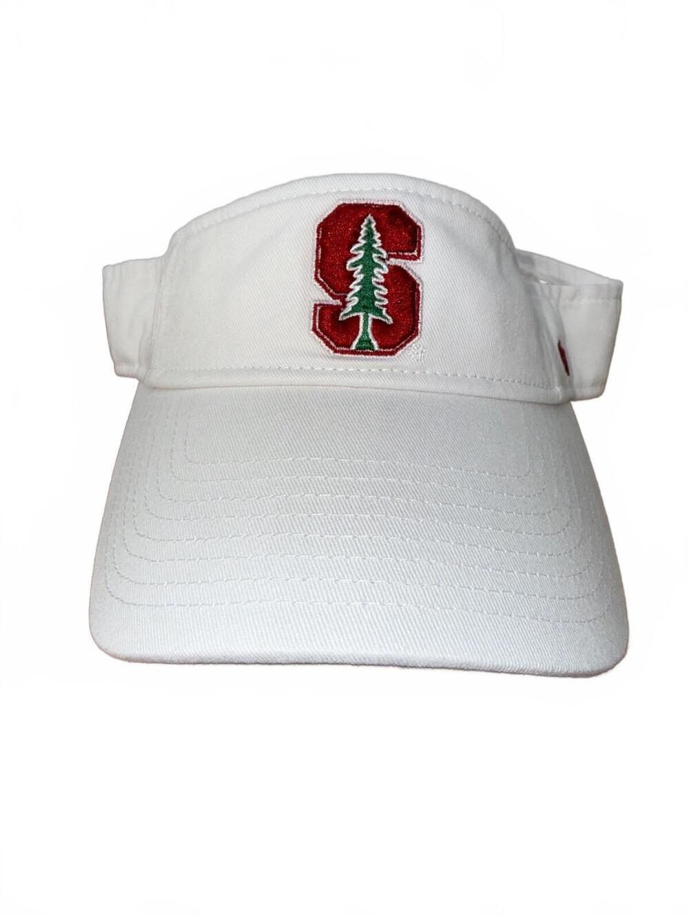 '47 Brand Stanford Cardinal White Adjustable Visor Hat NWT